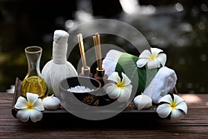 Spa beauty massage health wellness background.Â 